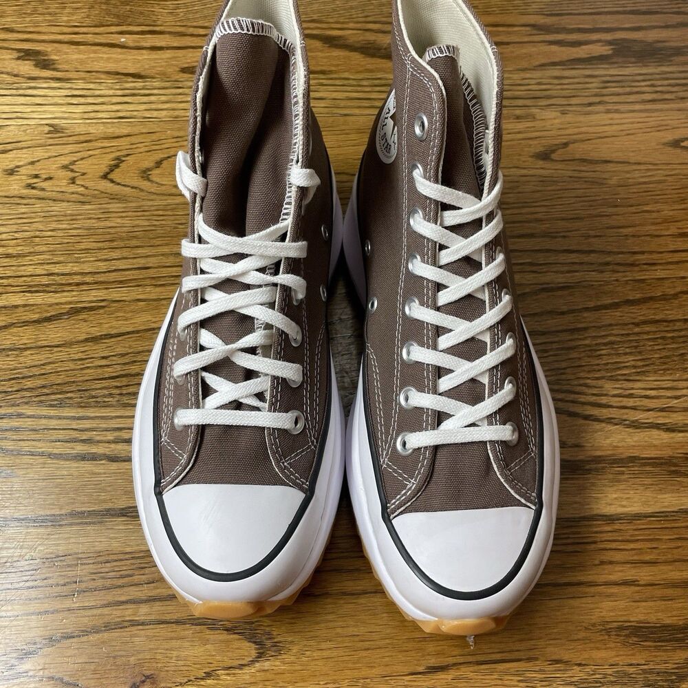 CONVERSE WOMENS RUN STAR HIKE HI Size 9.5 NEW Grey Shoes Men’s 8 - Picture 4 of 7